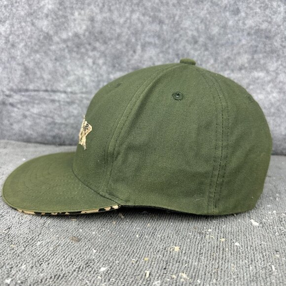 Quiksilver Olive Green Flexfit Hat Mens One Size Fits All Cotton/Spandex Blend - Picture 11 of 15